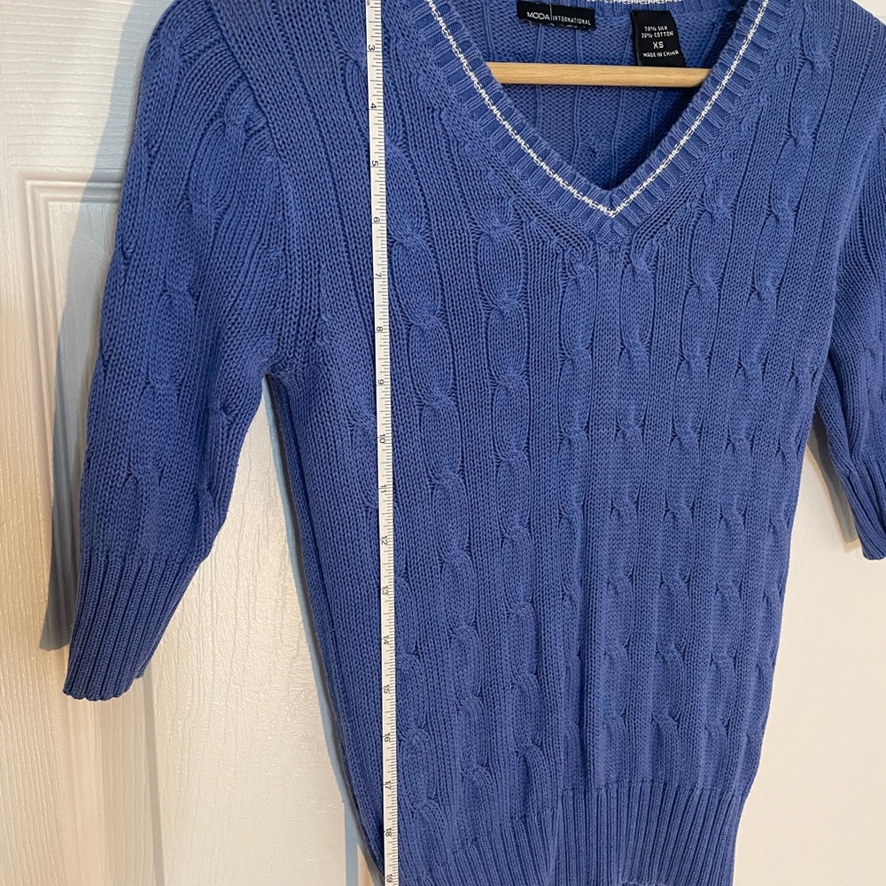 Vintage MODA International preppy sweater shirt
